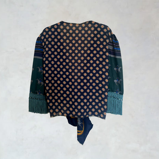 Top with jockey motif