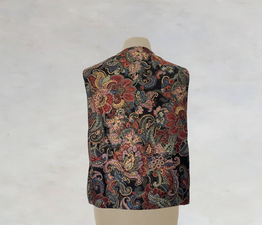 Gilet unisex con motivi paisley