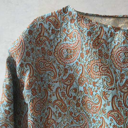 Sweatshirt in Paisleybrokat