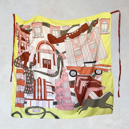 Wickelrock mit Allover-Print